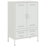 vidaXL Hoge kast 68x39x101,5 cm staal zwart