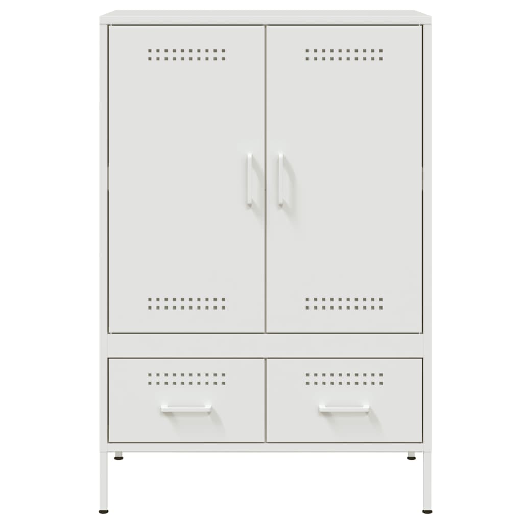 vidaXL Hoge kast 68x39x101,5 cm staal zwart