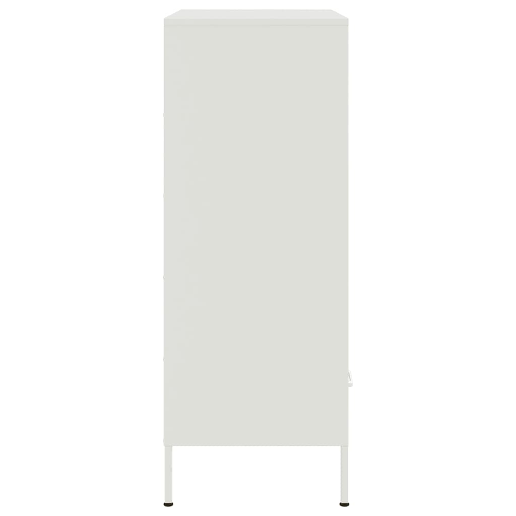 vidaXL Hoge kast 68x39x101,5 cm staal zwart