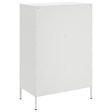 vidaXL Hoge kast 68x39x101,5 cm staal zwart