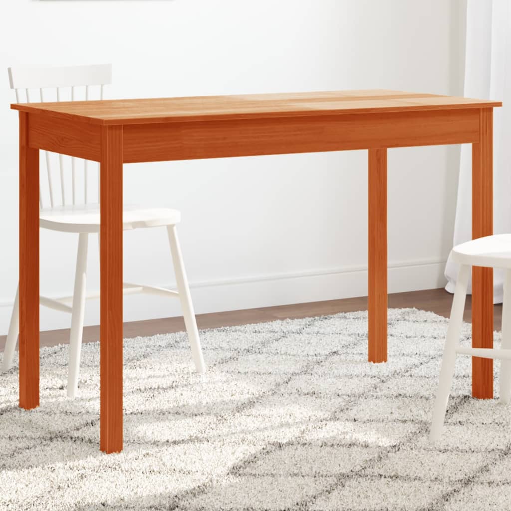 vidaXL Dining Table 110x55x75 cm Solid Pine Wood