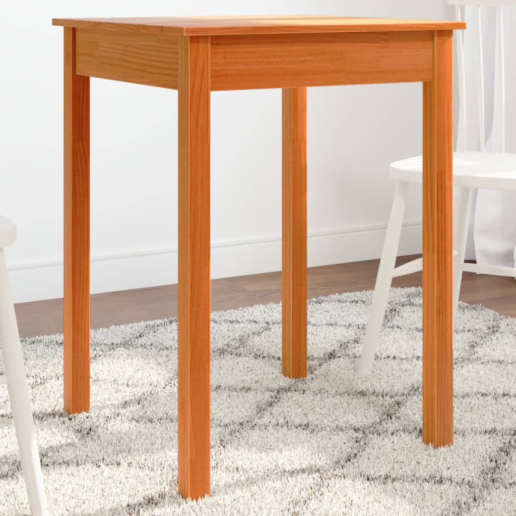 vidaXL Dining Table 110x55x75 cm Solid Pine Wood