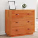 vidaXL Dressoir 80x40x75 cm massief grenenhout