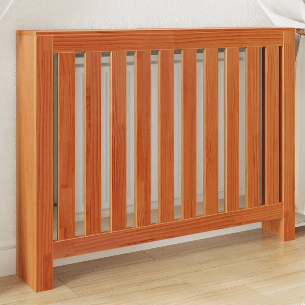 vidaXL Radiatorombouw 169x19x84 cm massief grenenhout grijs