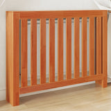 vidaXL Radiatorombouw 169x19x84 cm massief grenenhout grijs
