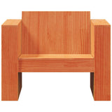 vidaXL Tuinbank 79x60x62 cm massief grenenhout wit