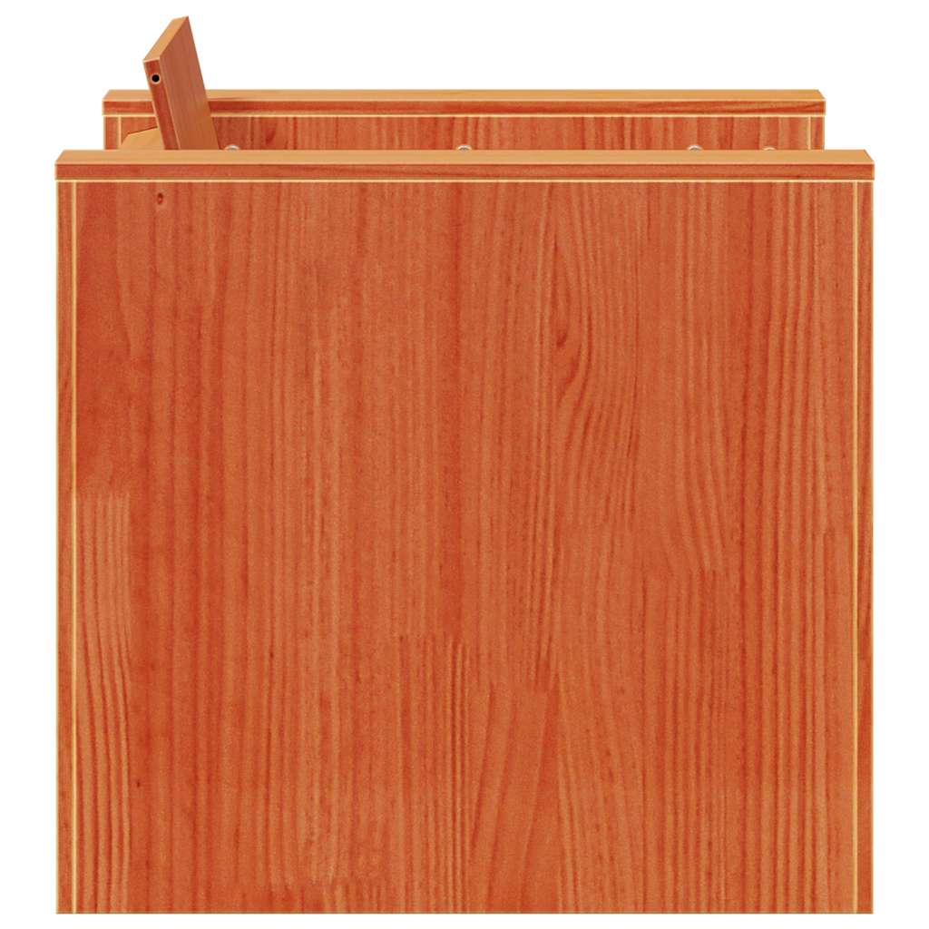vidaXL Tuinbank 79x60x62 cm massief grenenhout wit