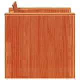 vidaXL Tuinbank 79x60x62 cm massief grenenhout wit