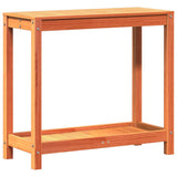 vidaXL Potting Table with Shelf 82.5x35x75 cm Solid Pine Wood