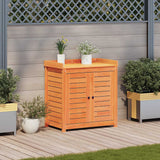 vidaXL Oppottafel met schappen 82,5x50x86,5 cm massief grenenhout wit