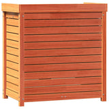 vidaXL Oppottafel met schappen 82,5x50x86,5 cm massief grenenhout wit