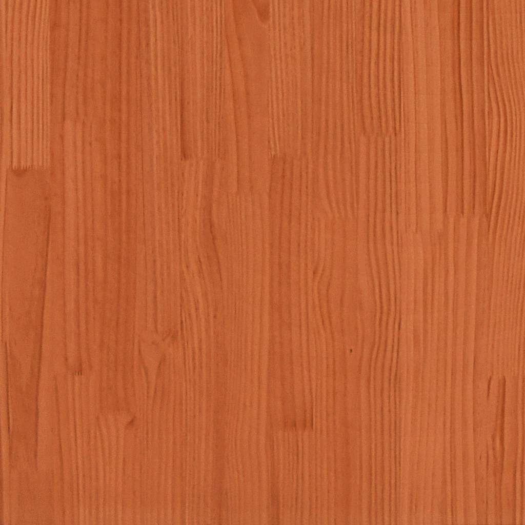 vidaXL Oppottafel met schappen 82,5x50x86,5 cm massief grenenhout wit