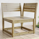 vidaXL Tuinhoekbank 73x73x78 cm massief grenenhout