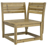 vidaXL Tuinhoekbank 73x73x78 cm massief grenenhout