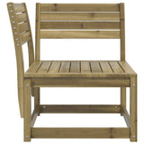 vidaXL Tuinhoekbank 73x73x78 cm massief grenenhout