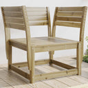 vidaXL Tuinstoel massief grenenhout