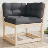 vidaXL Tuinhoekbank 73x73x78 cm massief grenenhout