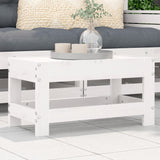 vidaXL Tuinbank met armleuning en klaptafel massief grenenhout