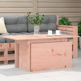 vidaXL Tuinbank met armleuning en klaptafel massief grenenhout