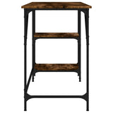 vidaXL Bureau 120x50x75 cm metaal en bewerkt hout sonoma eikenkleurig