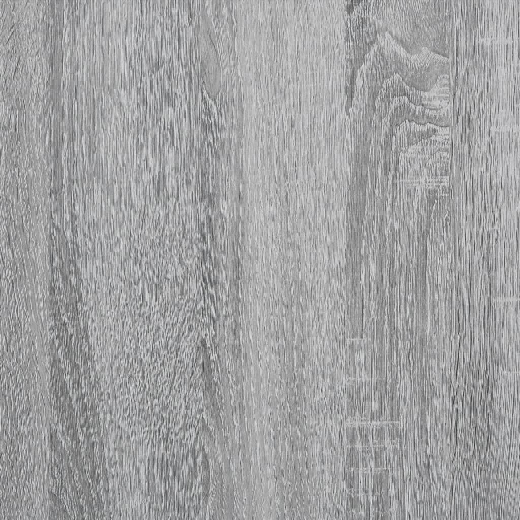 vidaXL Bakkersrek 90x40x132 cm bewerkt hout en metaal zwart