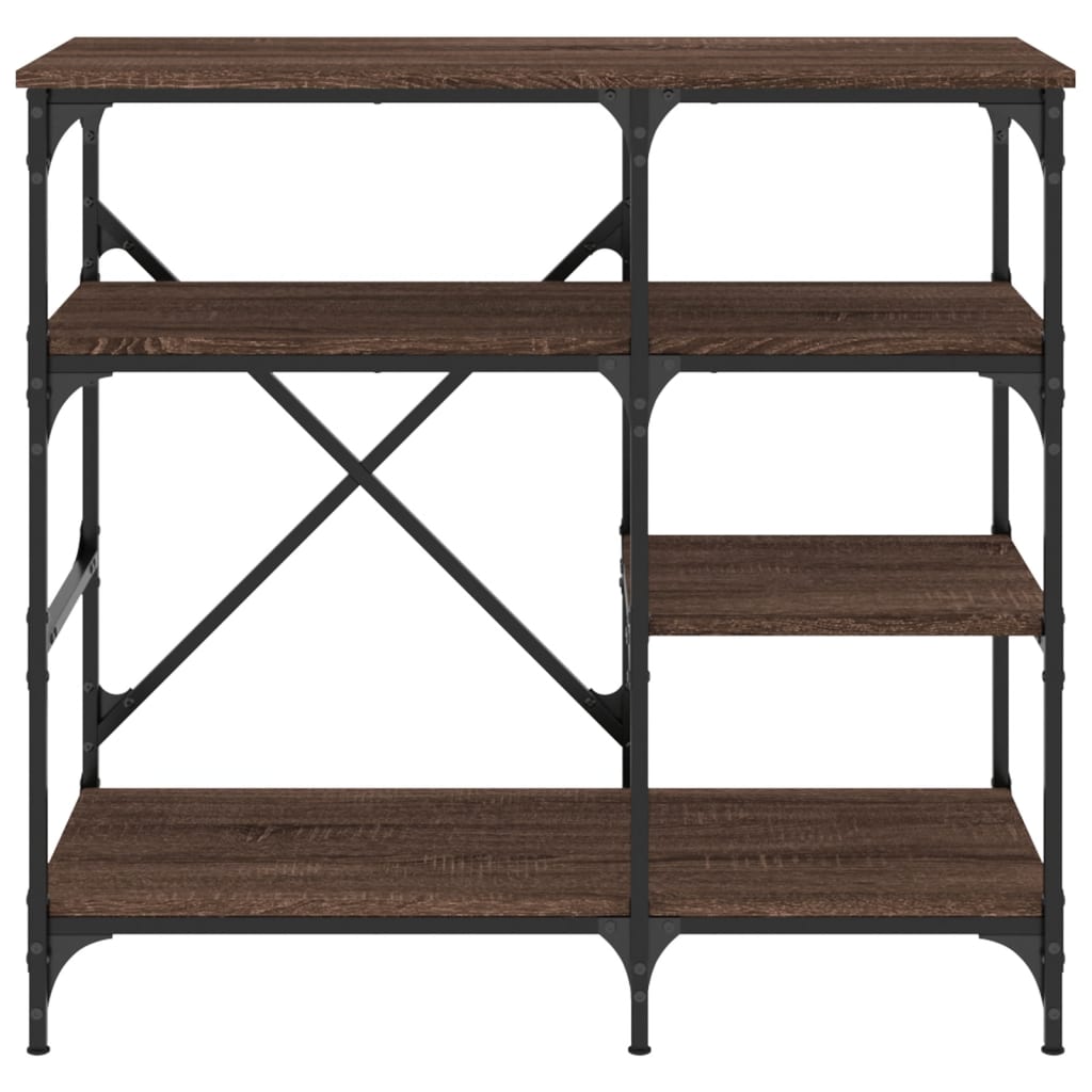 vidaXL Baker's Rack 90x40x84 cm engineered wood and metal black
