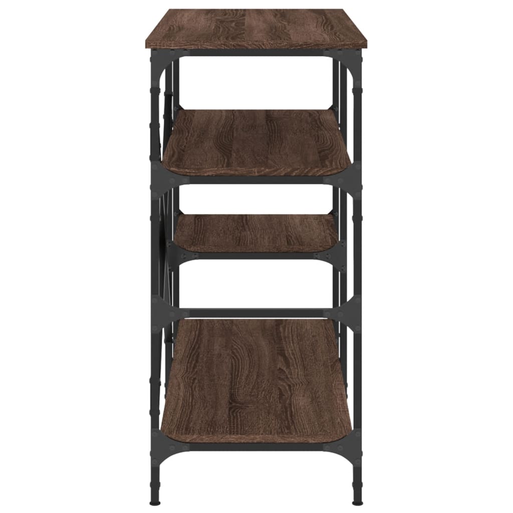 vidaXL Baker's Rack 90x40x84 cm engineered wood and metal black