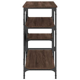 vidaXL Baker's Rack 90x40x84 cm engineered wood and metal black