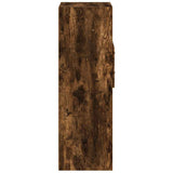 vidaXL Hoge kast 50x42,5x124 cm bewerkt hout wit