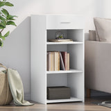 vidaXL Sideboard 45x42.5x93 cm engineered wood white