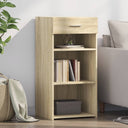 vidaXL Sideboard 45x42.5x93 cm engineered wood white