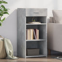 vidaXL Sideboard 45x42.5x93 cm engineered wood white