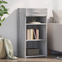 vidaXL Sideboard 45x42.5x93 cm engineered wood white