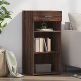 vidaXL Sideboard 45x42.5x93 cm engineered wood white