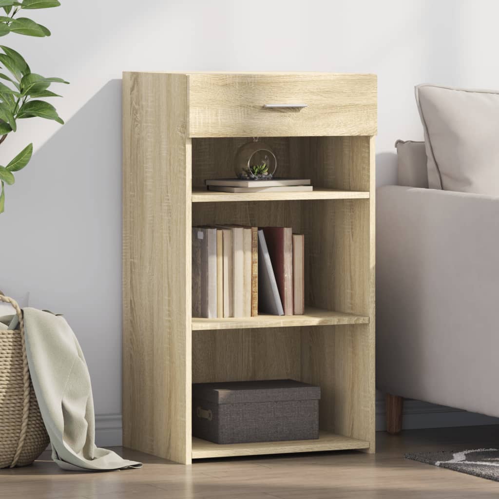 vidaXL Sideboard 50x42.5x93 cm engineered wood white