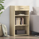 vidaXL Sideboard 50x42.5x93 cm engineered wood white