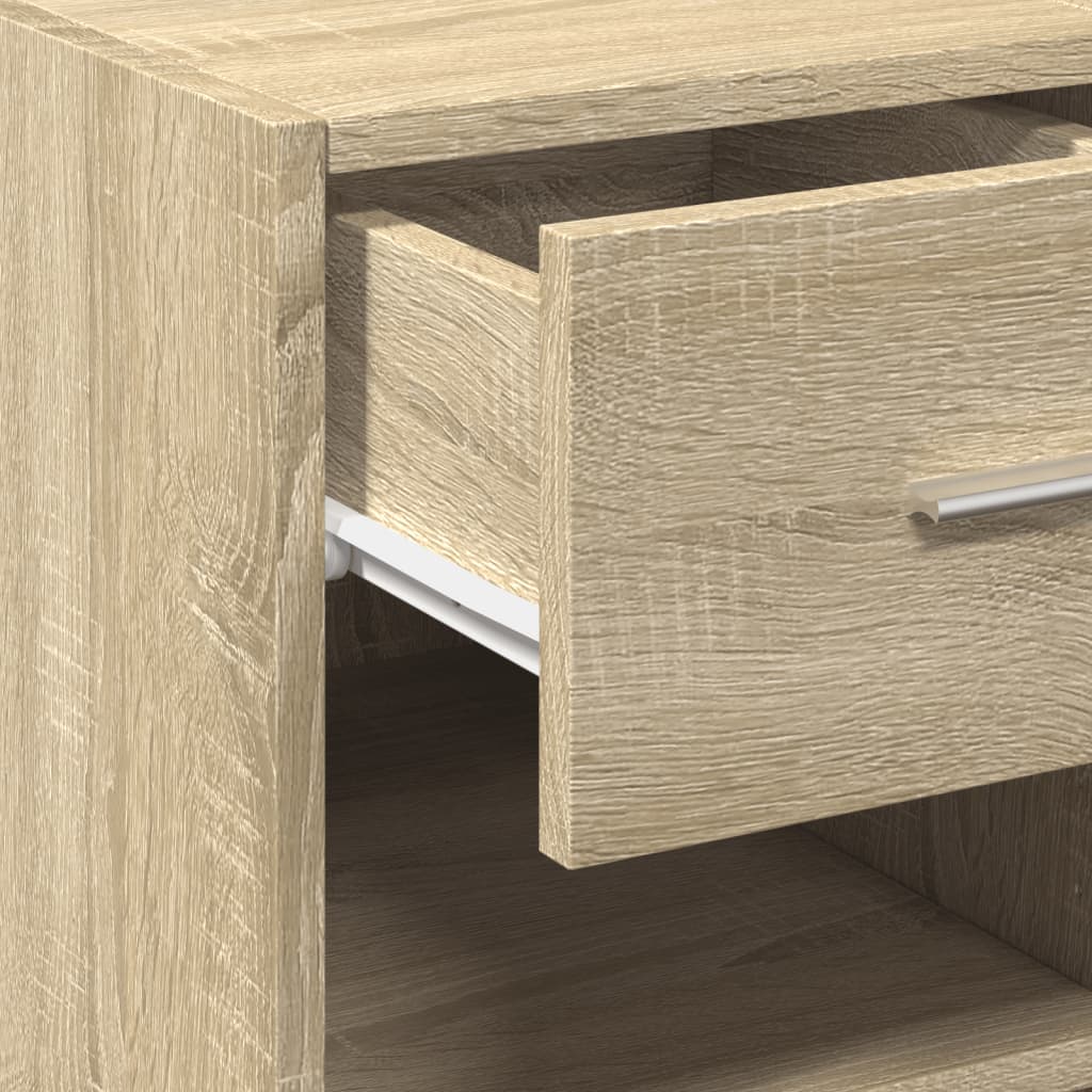 vidaXL Sideboard 50x42.5x93 cm engineered wood white