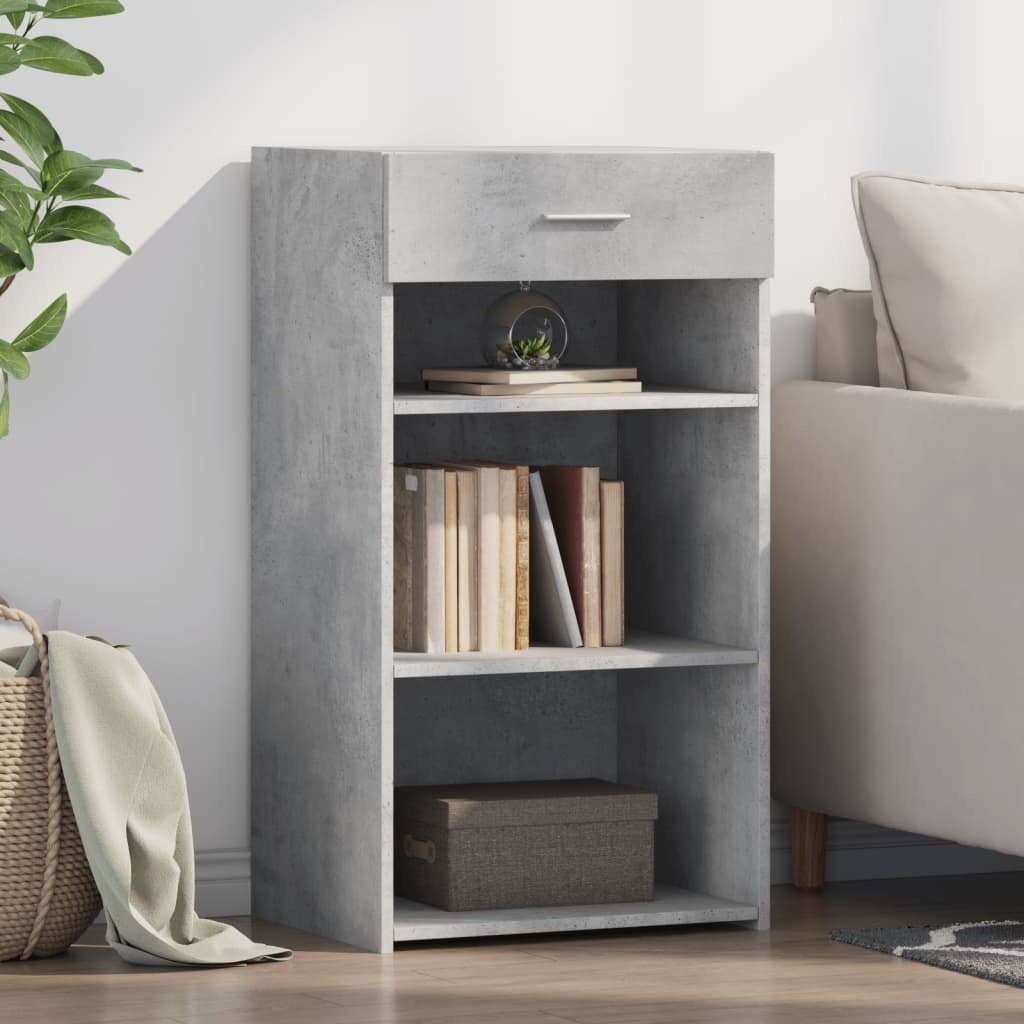 vidaXL Sideboard 50x42.5x93 cm engineered wood white