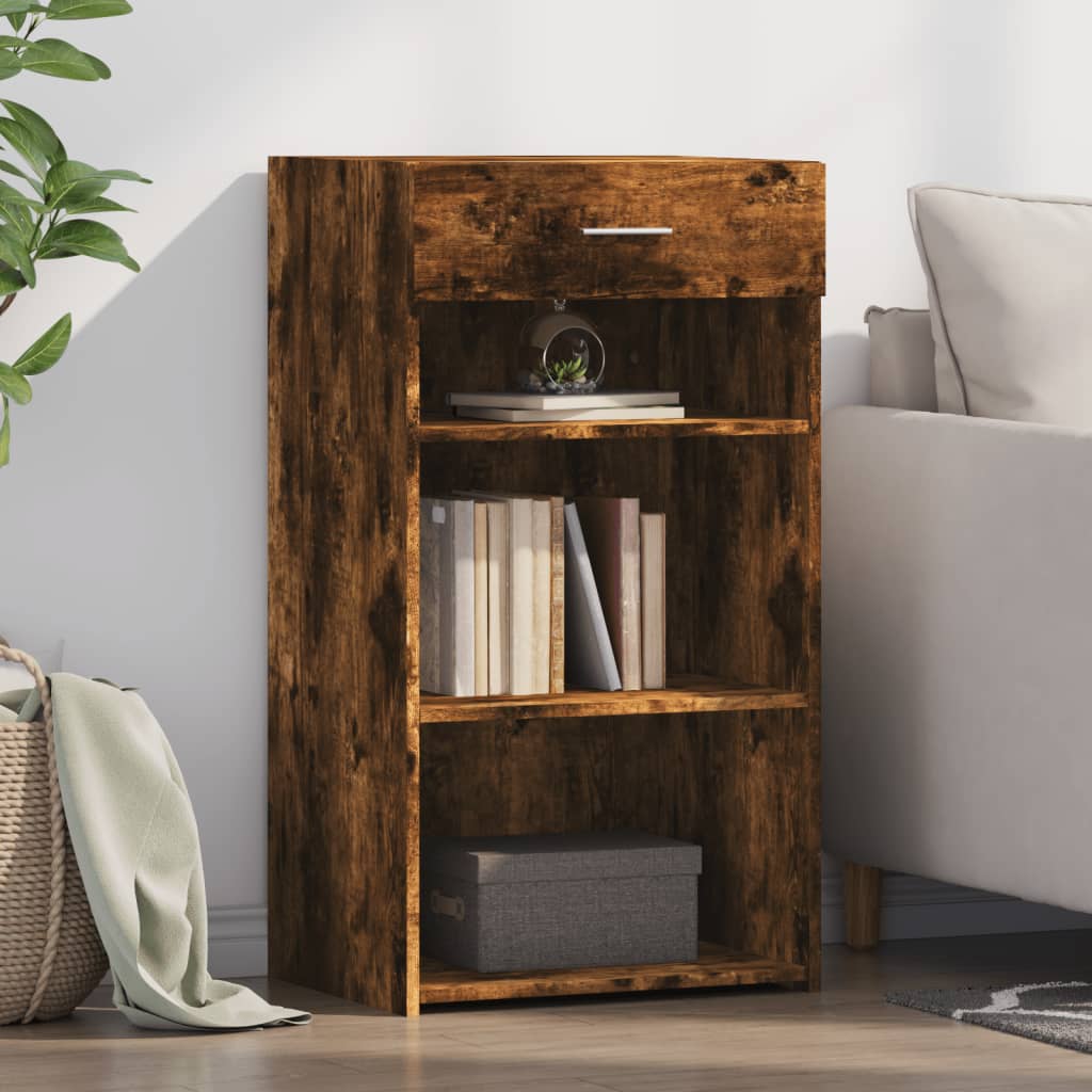 vidaXL Sideboard 50x42.5x93 cm engineered wood white