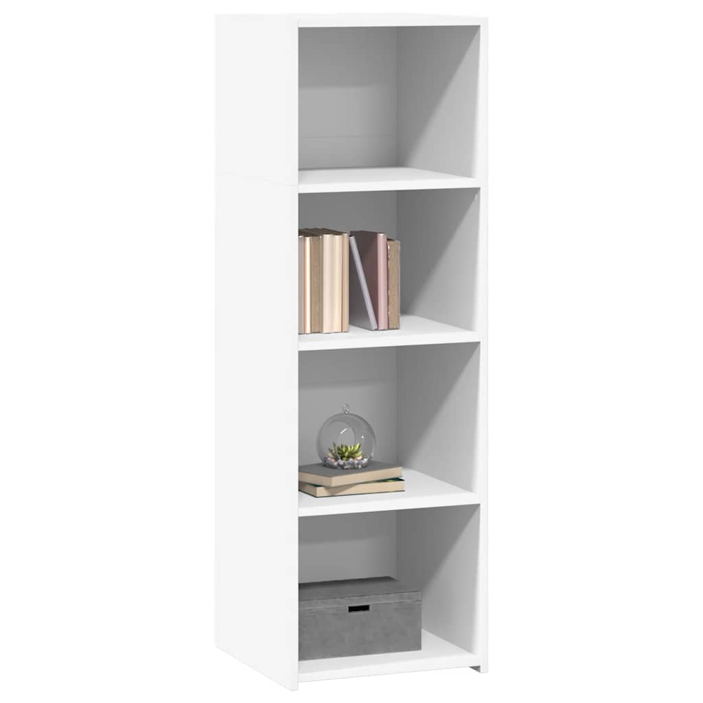 vidaXL Hoge kast 40x41x124 cm bewerkt hout zwart