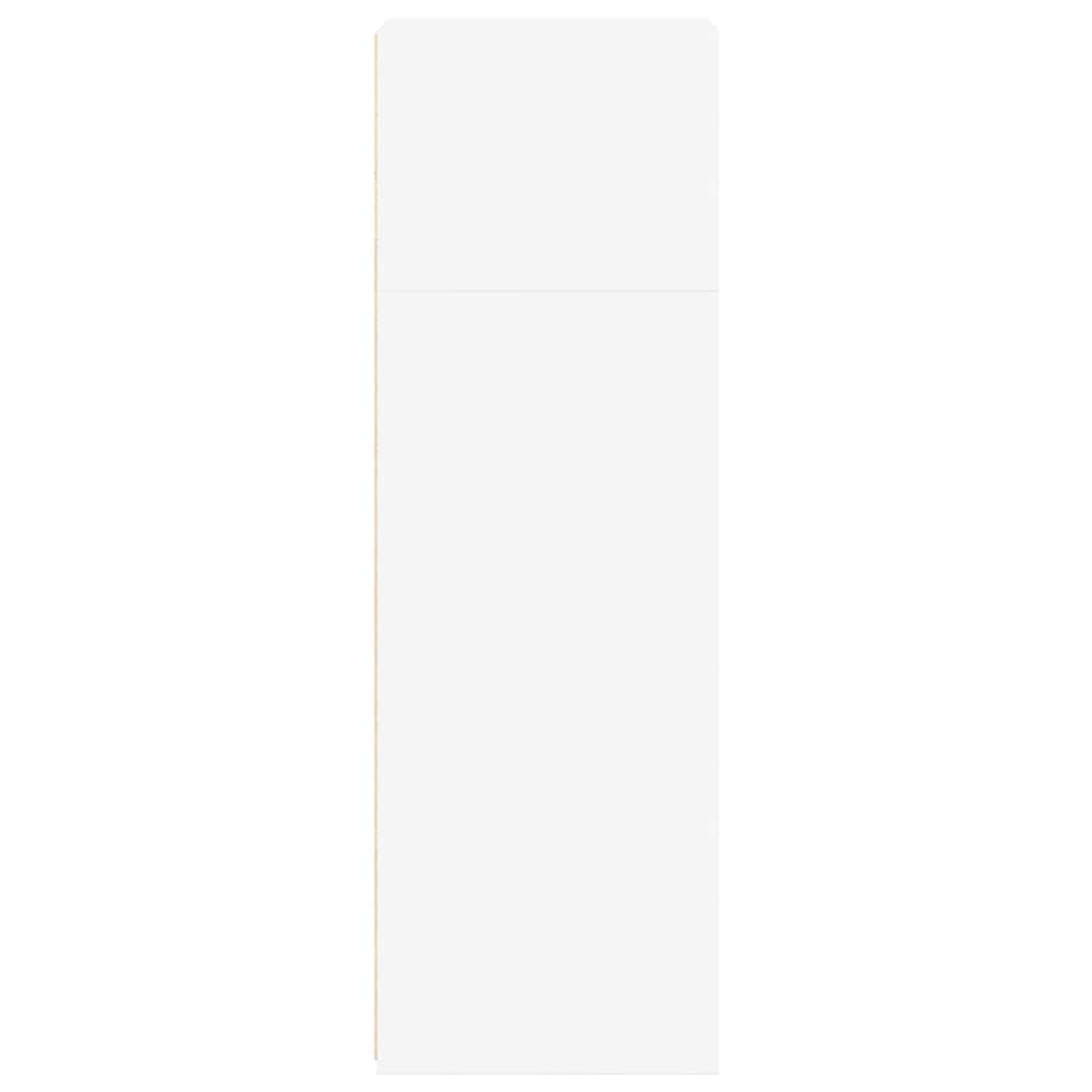 vidaXL Hoge kast 40x41x124 cm bewerkt hout zwart