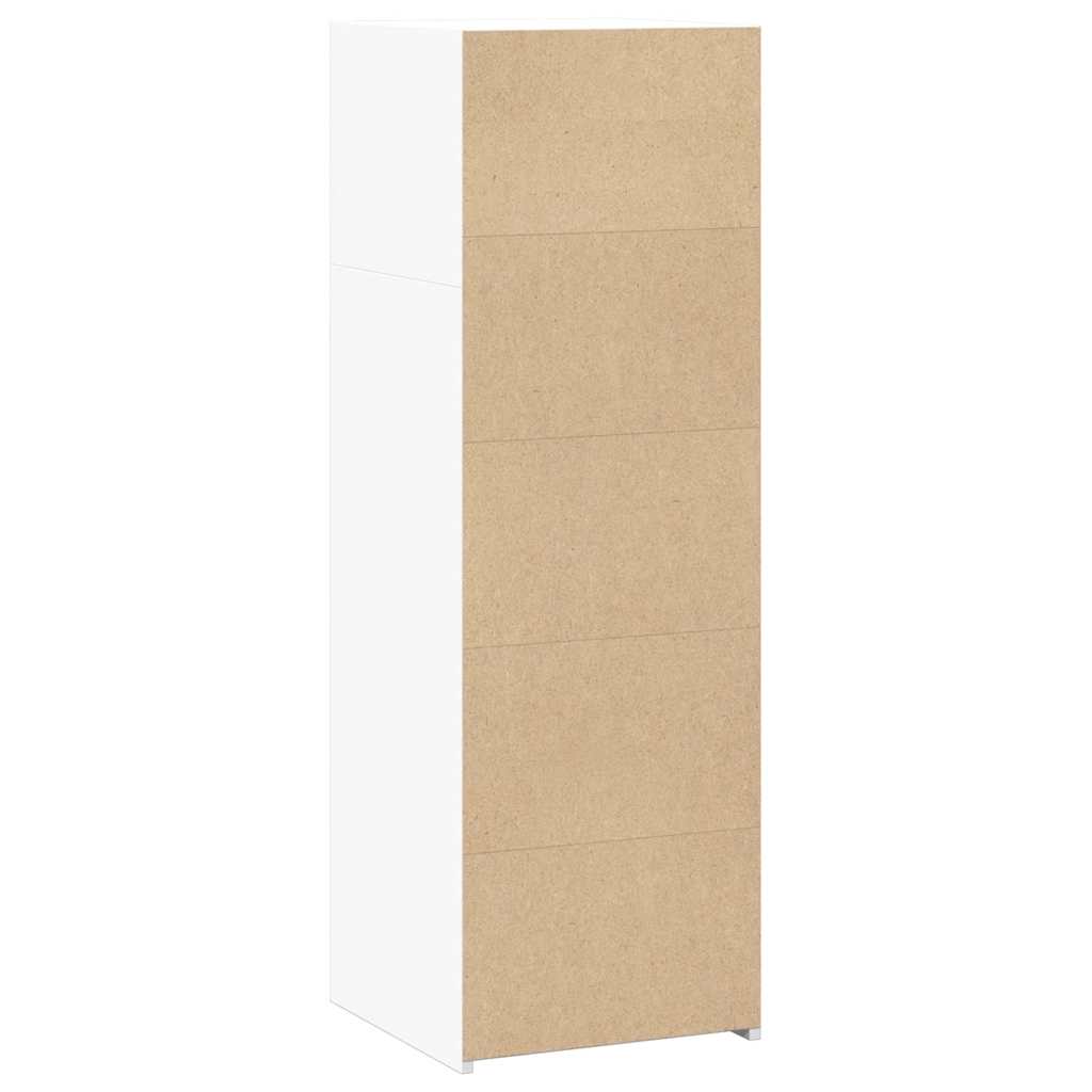 vidaXL Hoge kast 40x41x124 cm bewerkt hout zwart
