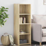 vidaXL Hoge kast 40x41x124 cm bewerkt hout zwart