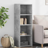 vidaXL Hoge kast 40x41x124 cm bewerkt hout zwart