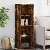 vidaXL Hoge kast 40x41x124 cm bewerkt hout zwart