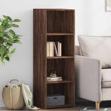 vidaXL Hoge kast 40x41x124 cm bewerkt hout zwart