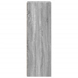vidaXL Hoge kast 45x41x124 cm bewerkt hout zwart