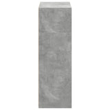 vidaXL Hoge kast 70x41x124 cm bewerkt hout wit