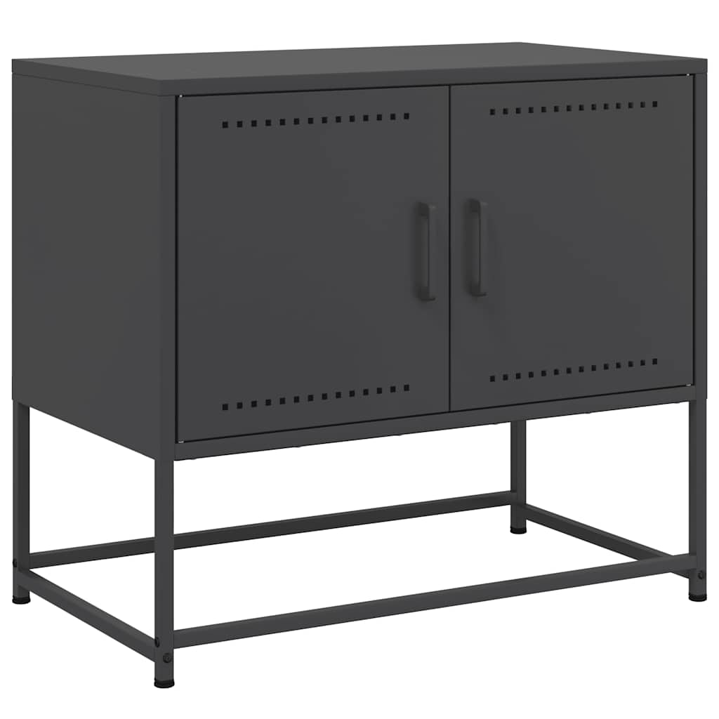vidaXL TV cabinet 68.5x39x60.5 cm steel anthracite