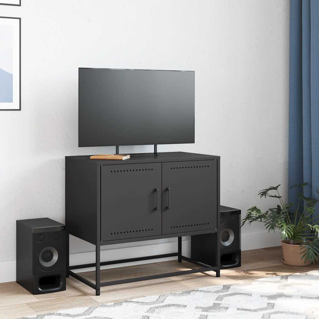 vidaXL TV cabinet 68.5x39x60.5 cm steel anthracite